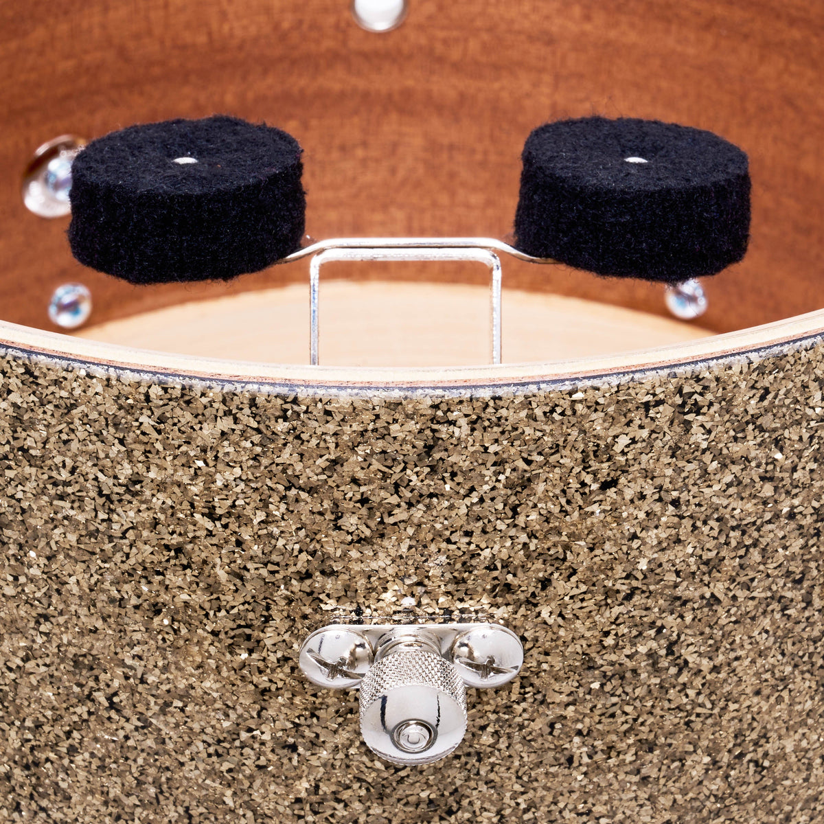Slingerland Radio King 12/14/18 3pc. Drum Kit Gold Glass Glitter - View 4 | MusicMarket