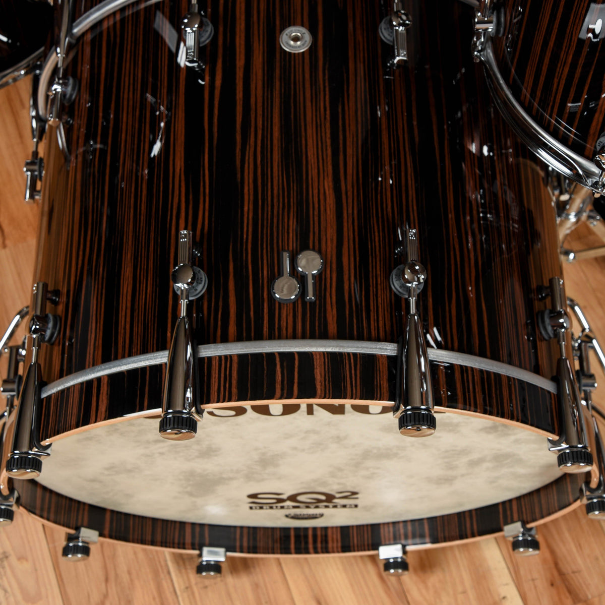 Sonor SQ2 12/16/22 3pc. Maple Drum Kit Ebony High Gloss - View 3 | MusicMarket