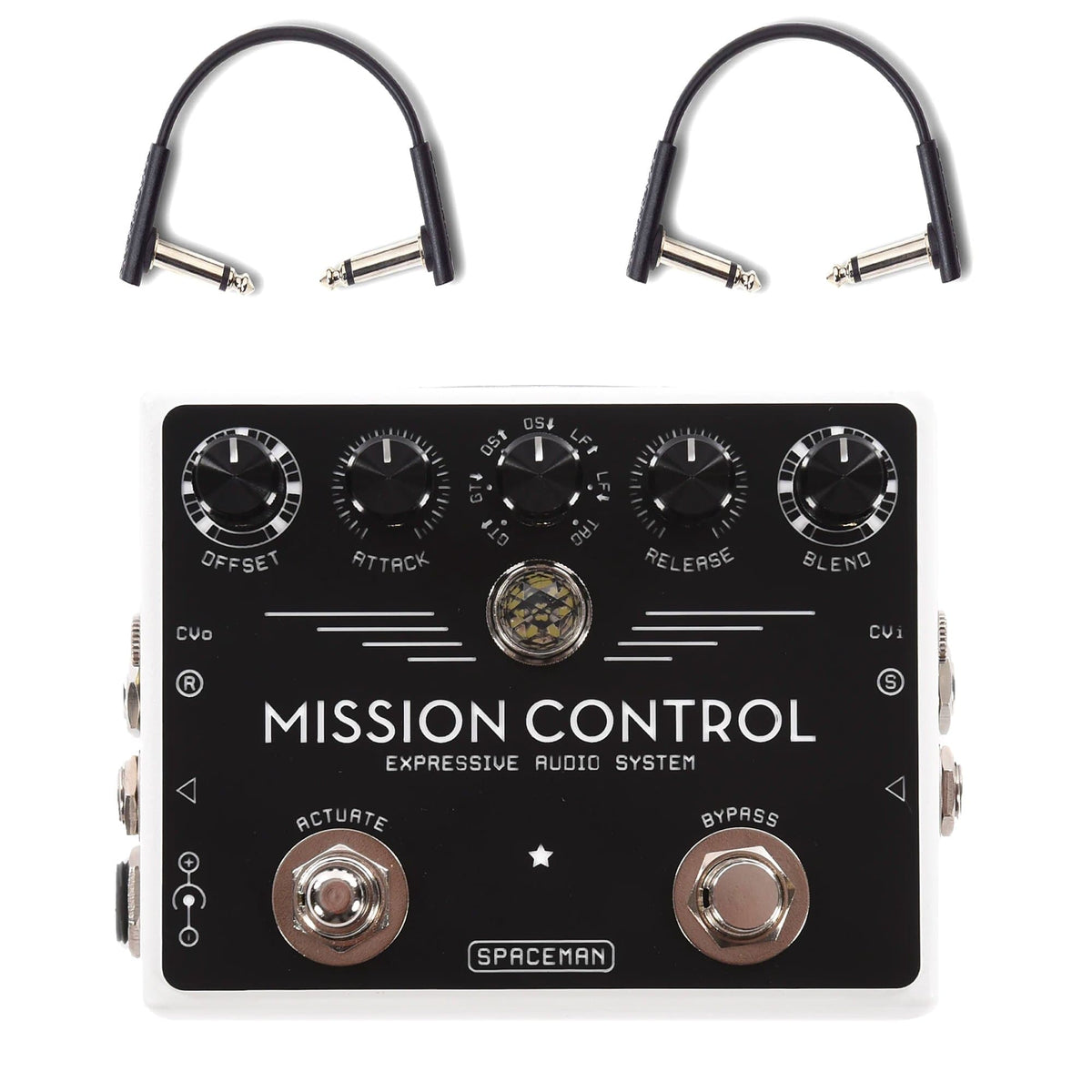 Spaceman Mission Control Expressive Audio System White w/RockBoard Flat Patch Cables Bundle - MusicMarket