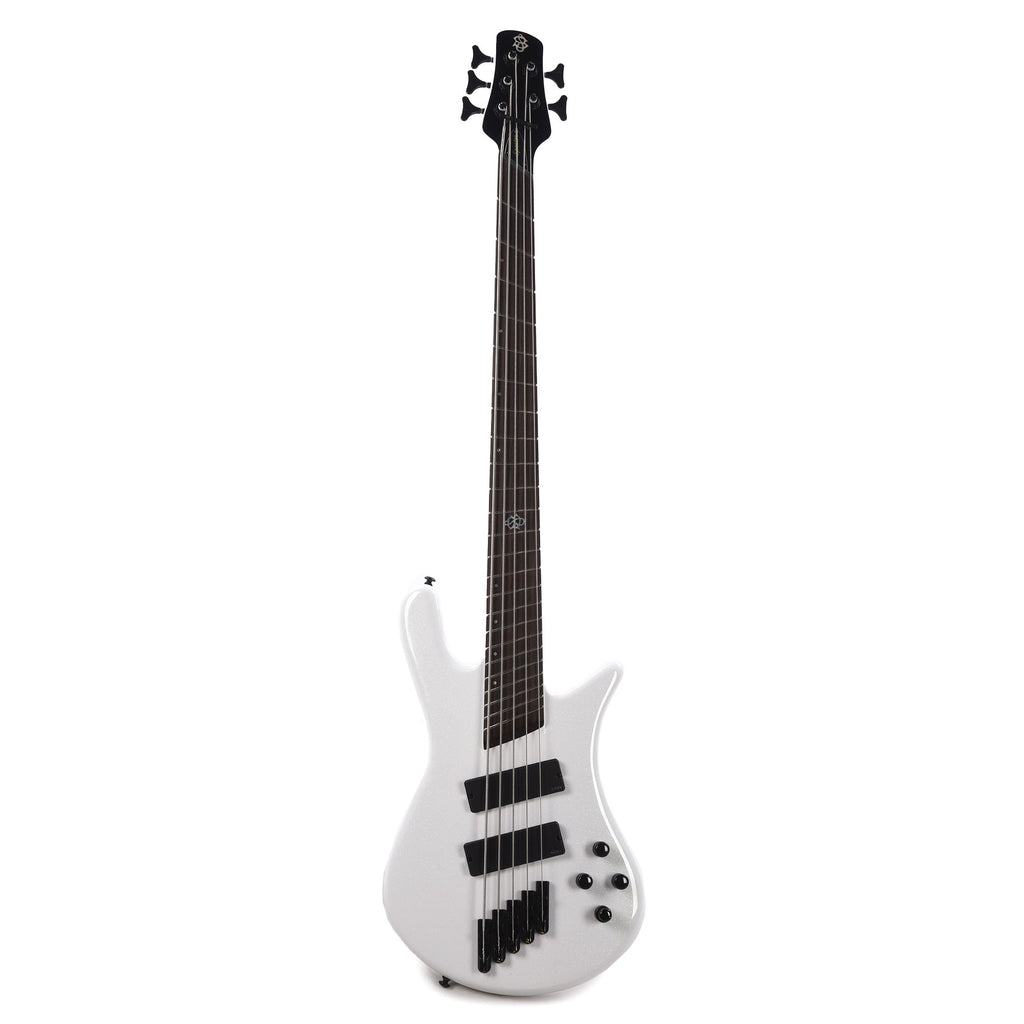 Spector NS Dimension 5 Bass White Sparkle Gloss - View 4 | MusicMarket