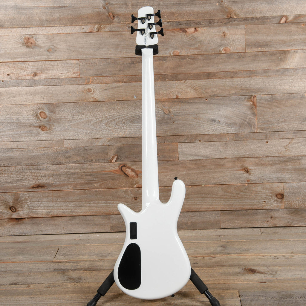 Spector NS Dimension 5 Bass White Sparkle Gloss - View 4 | MusicMarket