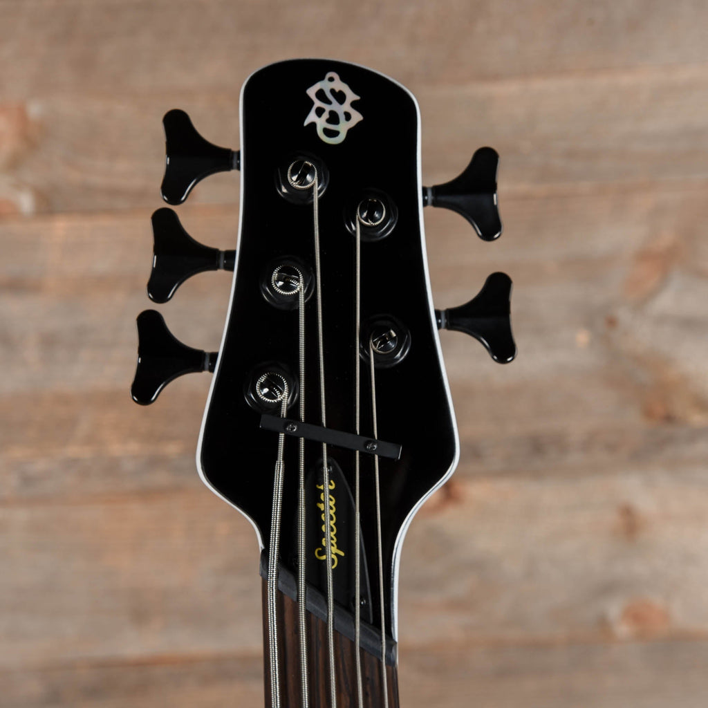 Spector NS Dimension 5 Bass White Sparkle Gloss - View 5 | MusicMarket