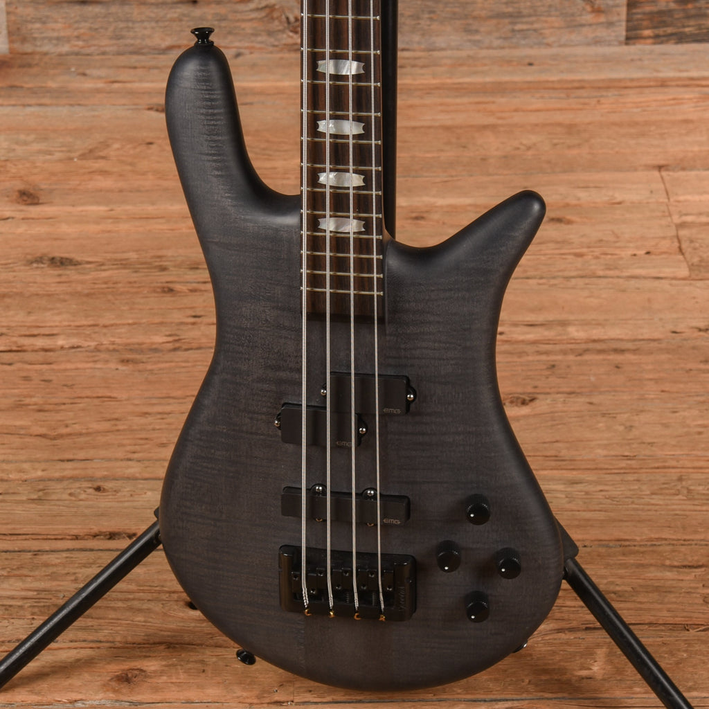 Spector Euro 4 LX Transparent Black 2022 - View 2 | MusicMarket