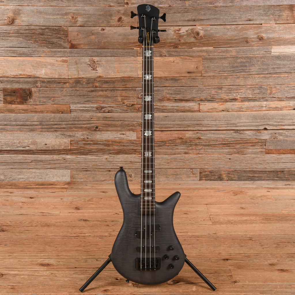 Spector Euro 4 LX Transparent Black 2022 - View 4 | MusicMarket