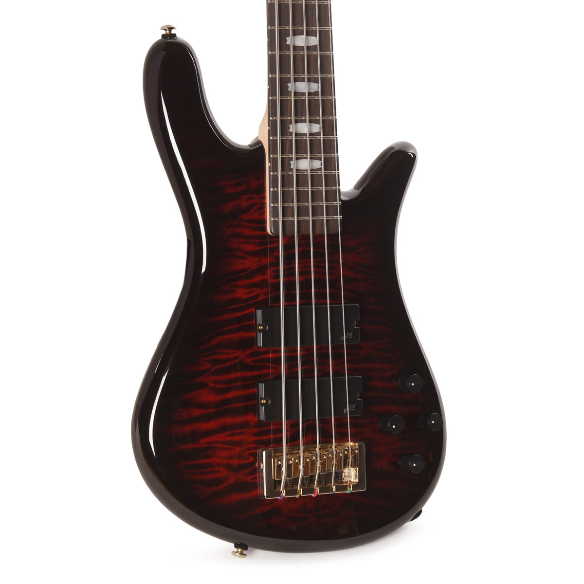 Spector Icon NS-5 Bolt-On 5-String Bass Black Cherry Gloss - MusicMarket