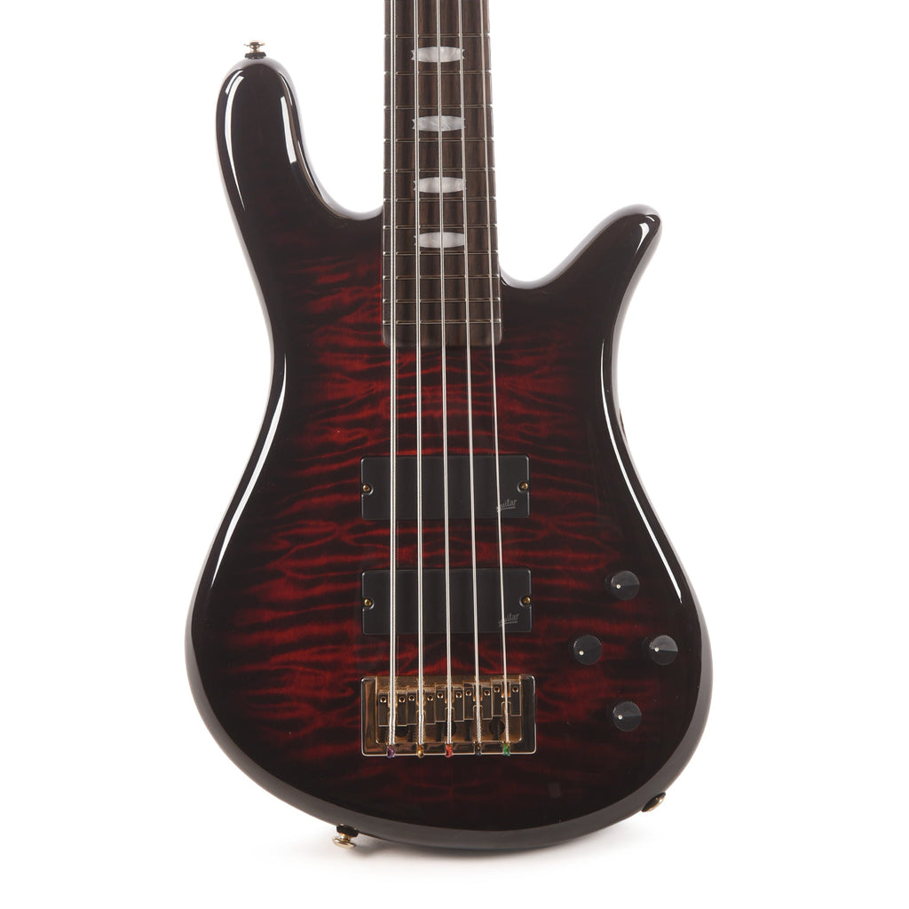 Spector Icon NS-5 Bolt-On 5-String Bass Black Cherry Gloss - View 2 | MusicMarket