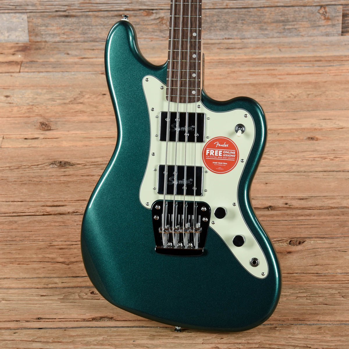 Squier Paranormal Rascal Bass HH Sherwood Green - View 2 | MusicMarket