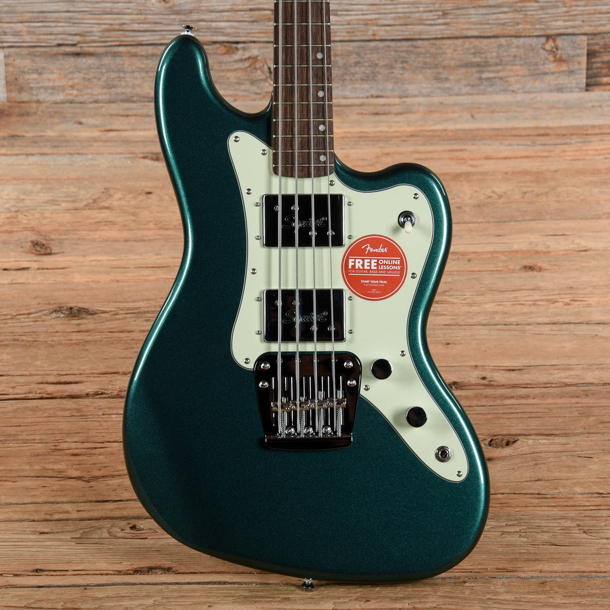 Squier Paranormal Rascal Bass HH Sherwood Green - MusicMarket
