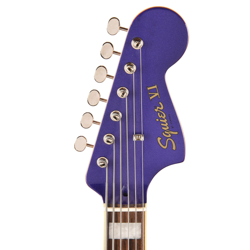Squier Classic Vibe Bass VI Purple Metallic w/Matching Headcap - View 6 | MusicMarket