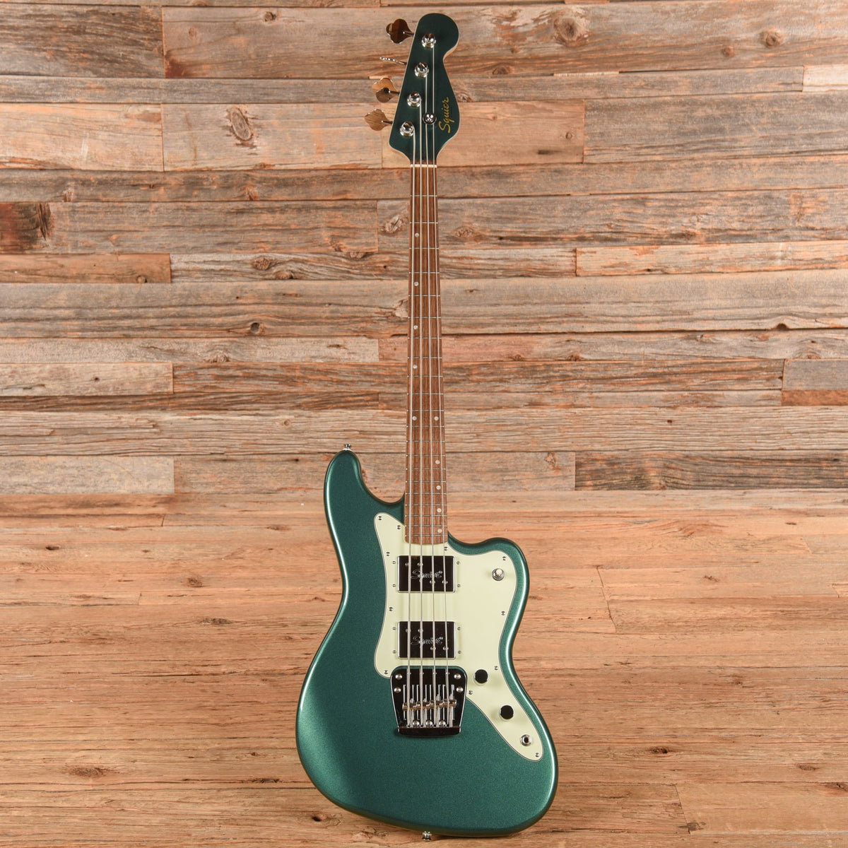 Squier Paranormal Rascal Bass HH Sherwood Green 2024 - View 4 | MusicMarket