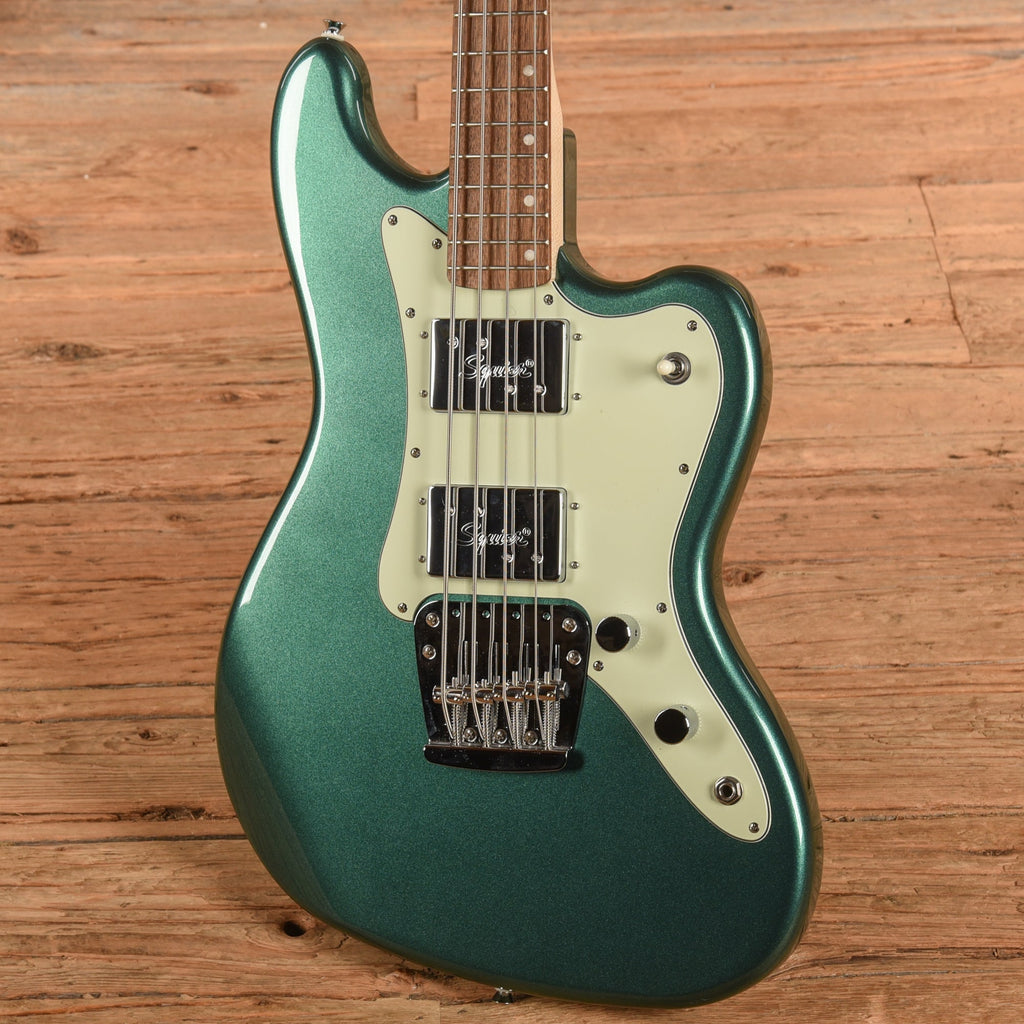 Squier Paranormal Rascal Bass HH Sherwood Green 2024 - View 2 | MusicMarket