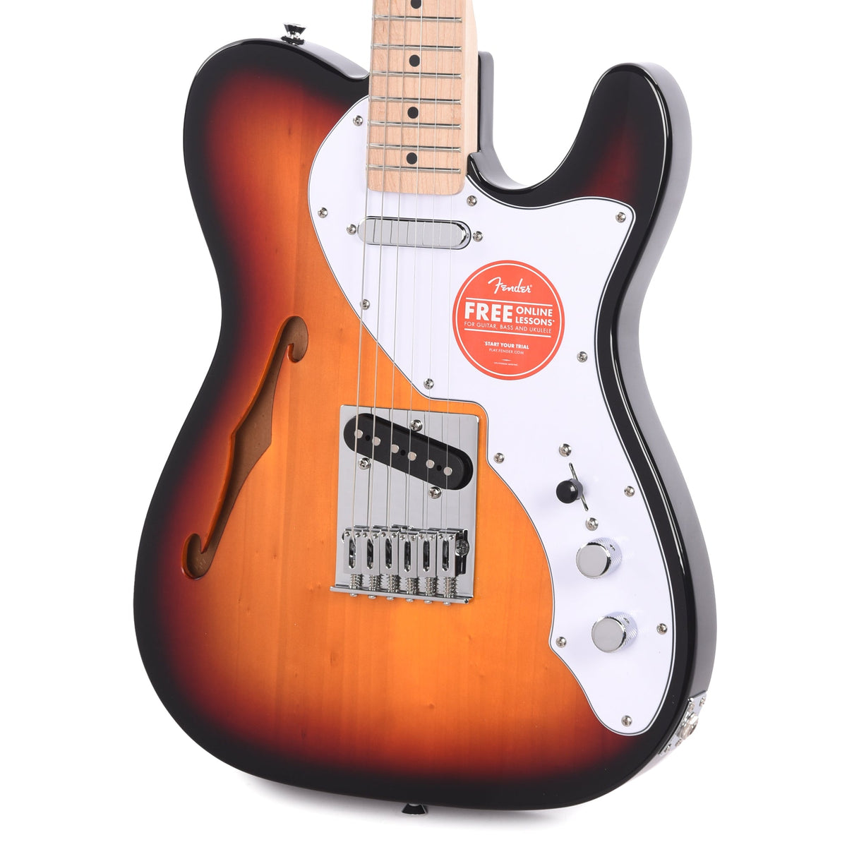 Squier Affinity Series Telecaster Thinline 3-Color Sunburst - View 2 | MusicMarket