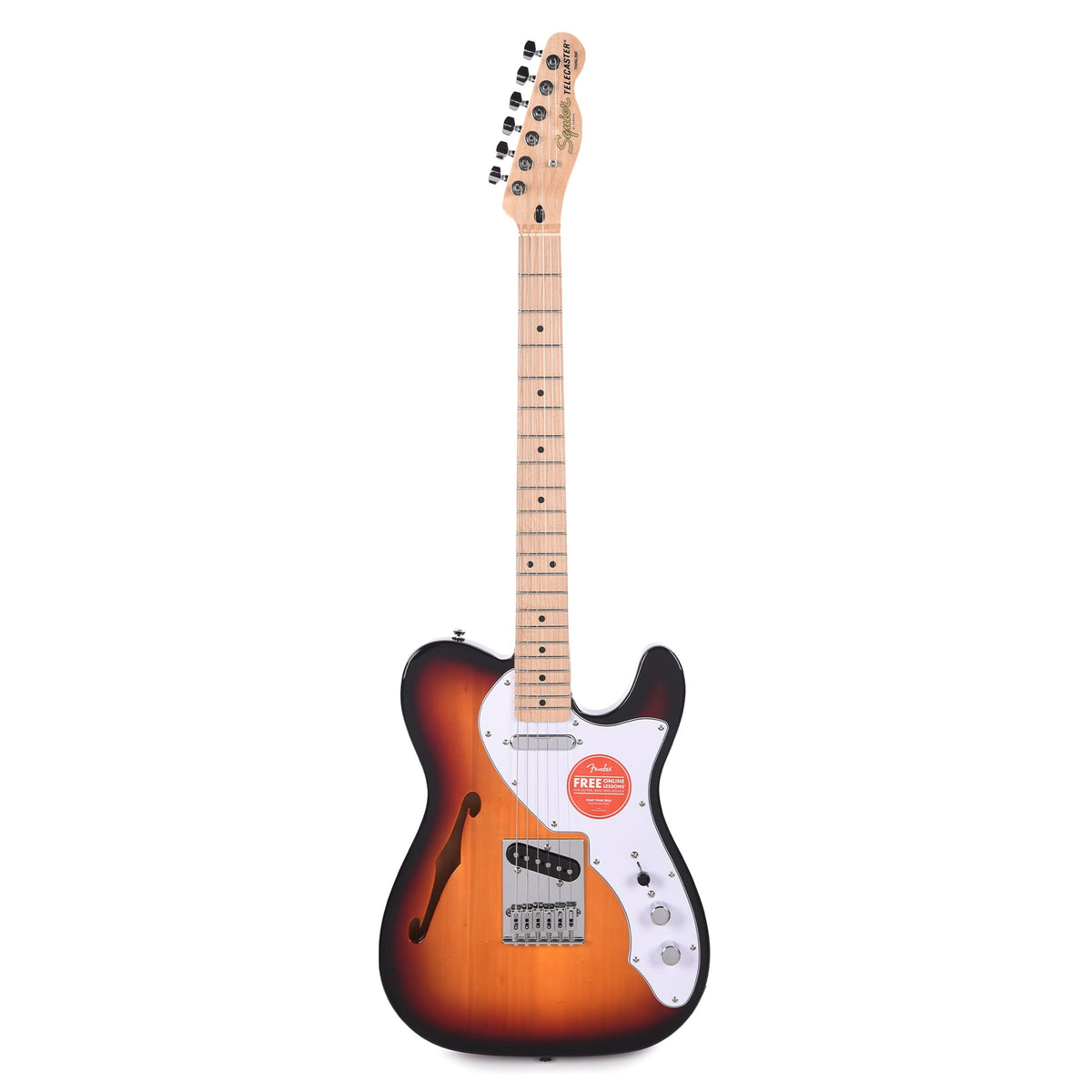 Squier Affinity Series Telecaster Thinline 3-Color Sunburst - View 4 | MusicMarket