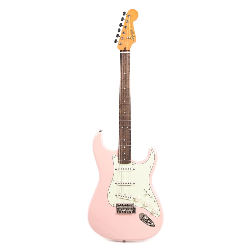Squier Classic Vibe '60s Stratocaster Shell Pink w/Mint Pickguard - View 4 | MusicMarket