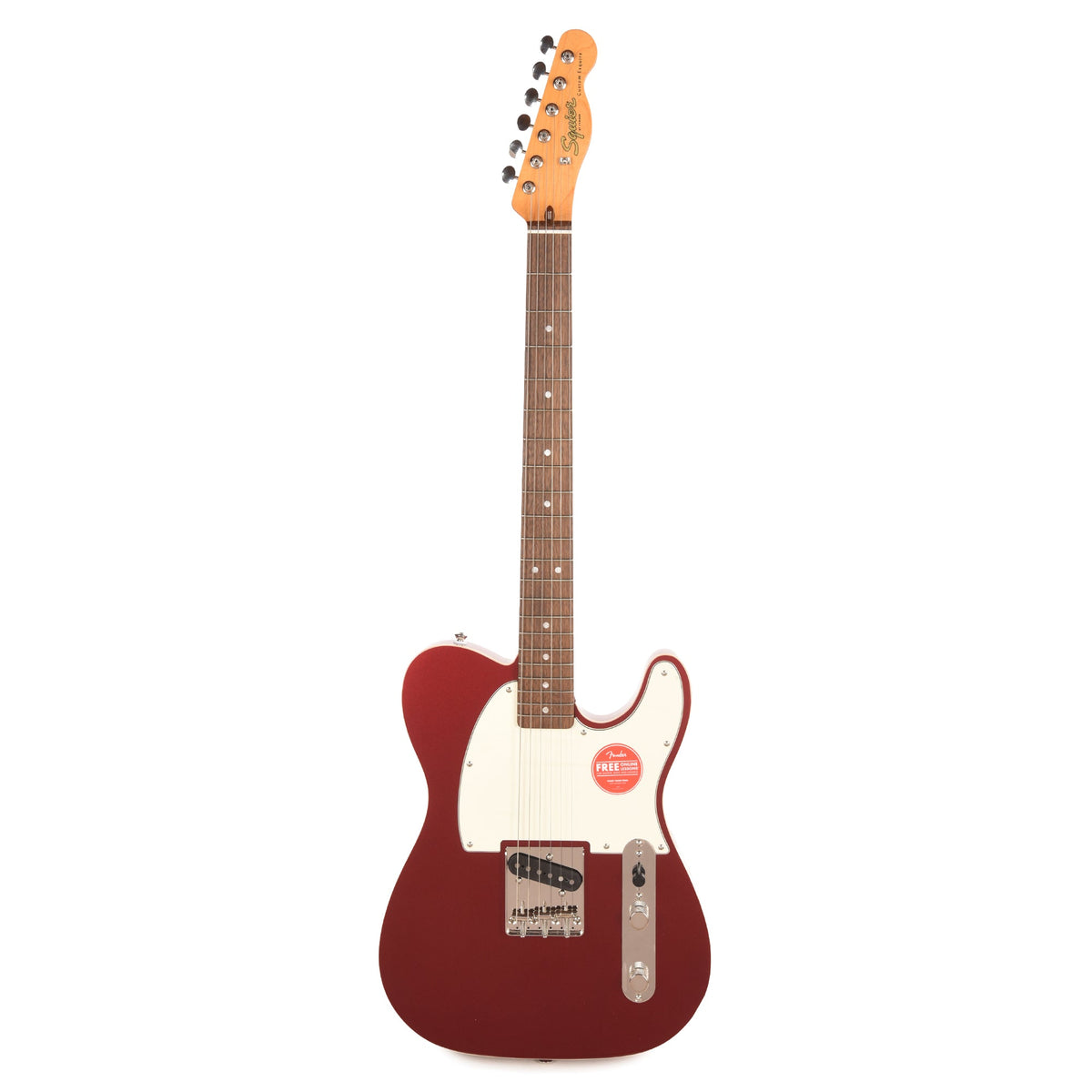 Squier Classic Vibe Custom Esquire Candy Apple Red - View 4 | MusicMarket
