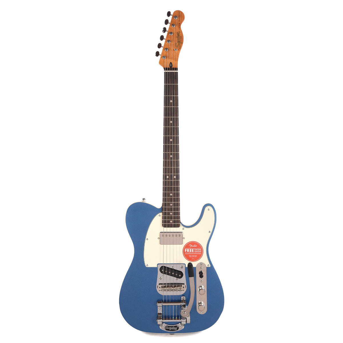 Squier Classic Vibe Custom Telecaster SH Lake Placid Blue w/Bigsby - View 4 | MusicMarket