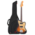 Squier Classic Vibe Late '50s Jazzmaster 2-Color Sunburst w/Gold Anodized Pickguard and FEJ610 Gig Bag Bundle -