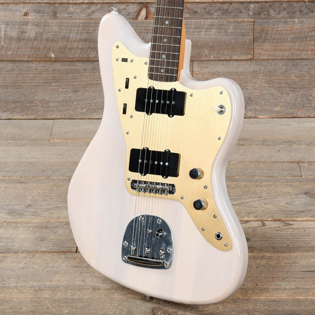 Squier Classic Vibe Late '50s Jazzmaster White Blonde w/Gold Anodized Pickguard - View 2 | MusicMarket
