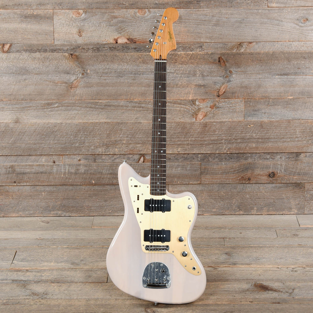 Squier Classic Vibe Late '50s Jazzmaster White Blonde w/Gold Anodized Pickguard - View 4 | MusicMarket