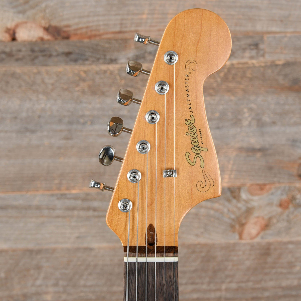 Squier Classic Vibe Late '50s Jazzmaster White Blonde w/Gold Anodized Pickguard - View 6 | MusicMarket