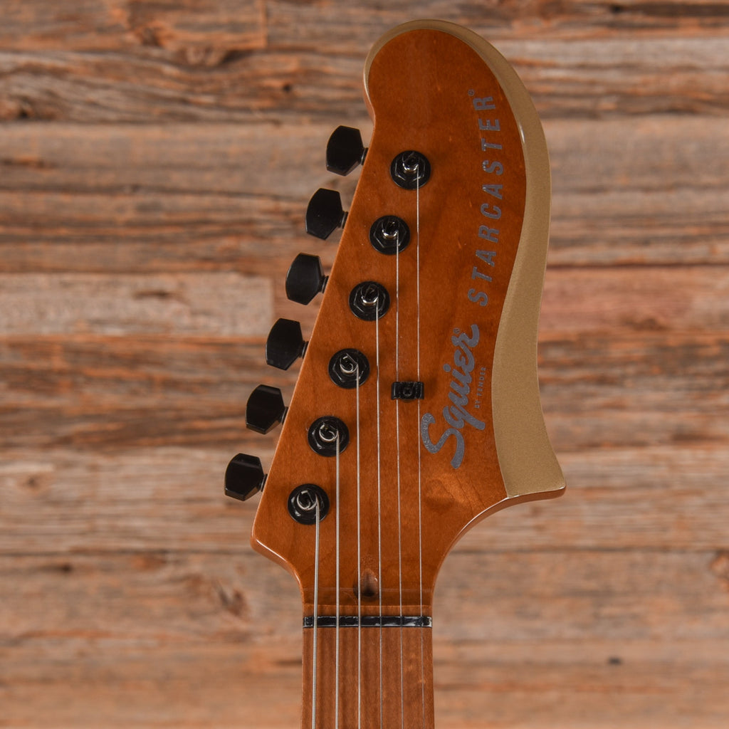 Squier Contemporary Active Starcaster Shoreline Gold 2021 - View 6 | MusicMarket