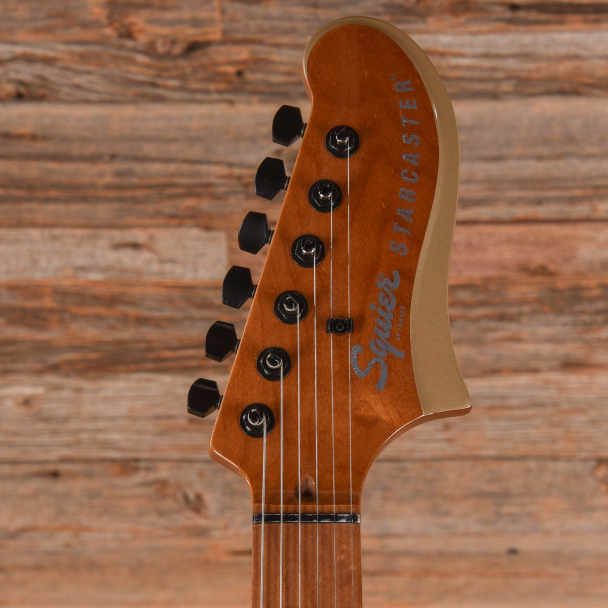 Squier Contemporary Active Starcaster Shoreline Gold 2021 - View 6 | MusicMarket