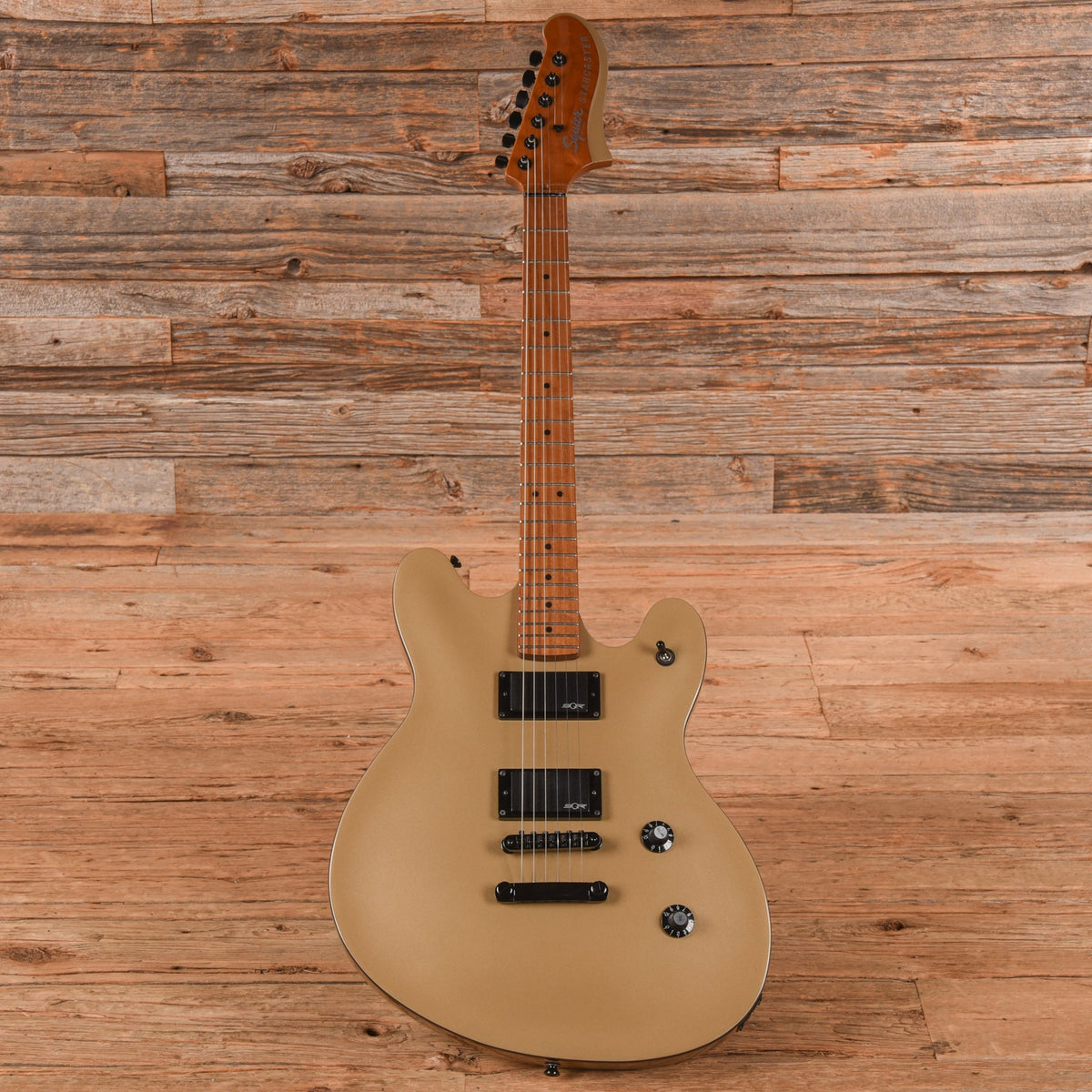 Squier Contemporary Active Starcaster Shoreline Gold 2021 - View 4 | MusicMarket