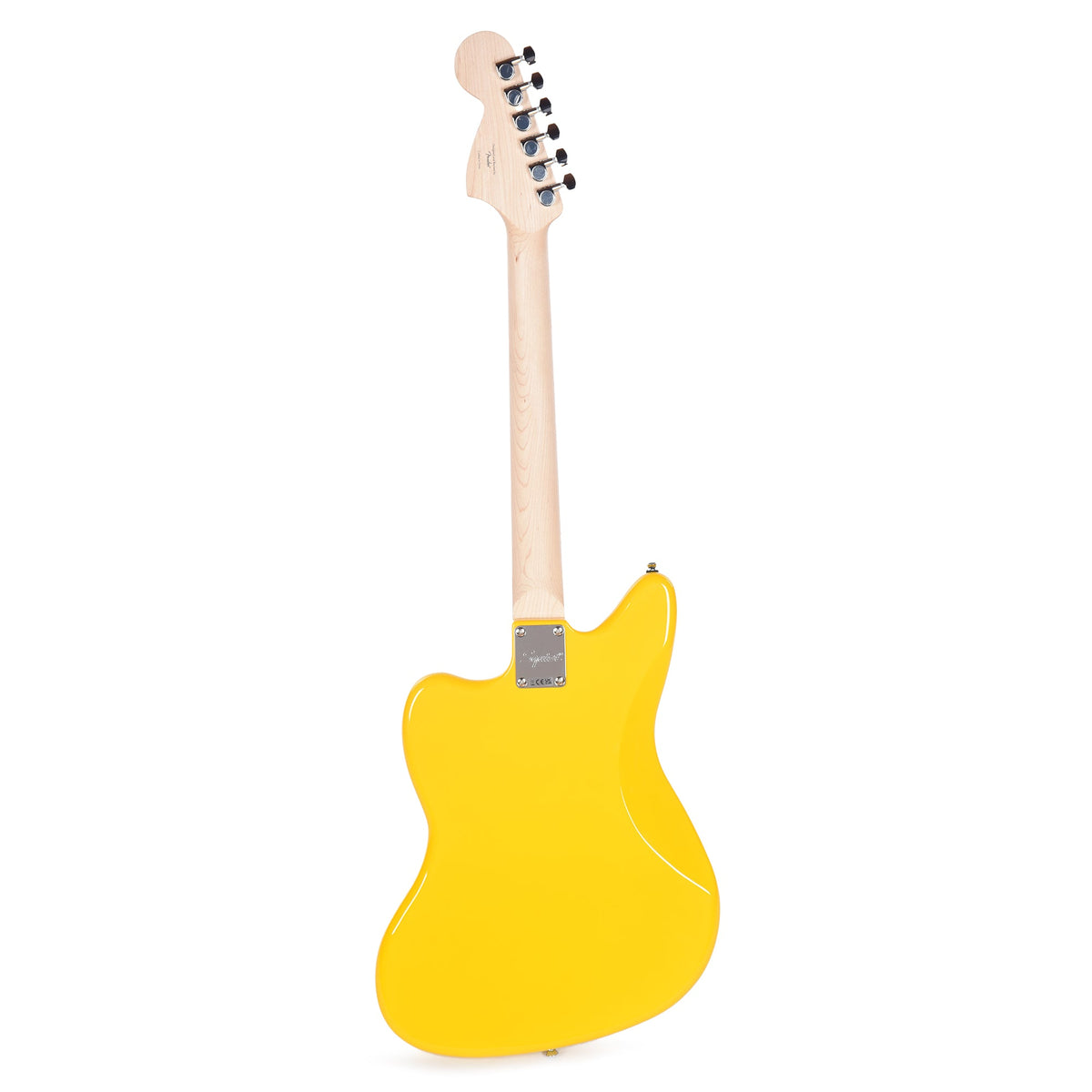 Squier FSR Affinity Jaguar Graffiti Yellow - View 5 | MusicMarket