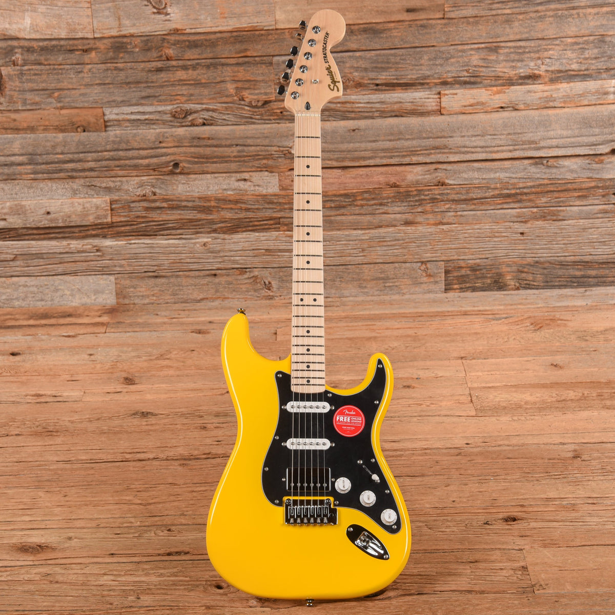 Squier FSR Affinity Stratocaster HSS Graffiti Yellow - View 4 | MusicMarket