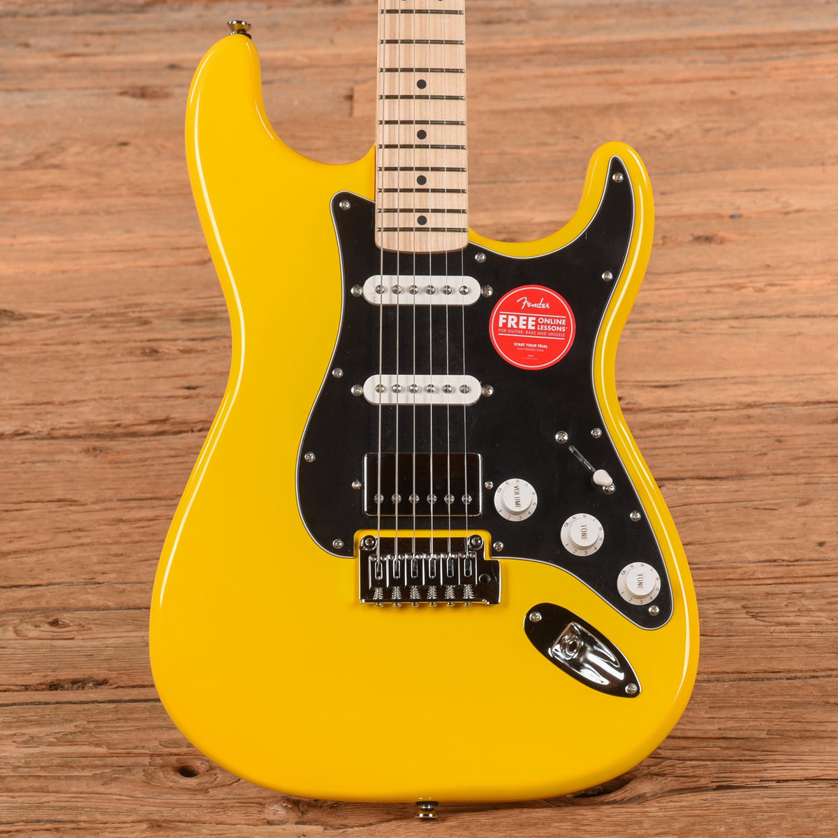 Squier FSR Affinity Stratocaster HSS Graffiti Yellow - MusicMarket