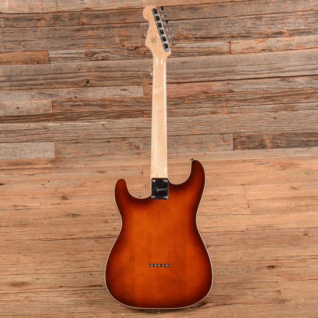 Squier Paranormal Custom Nashville Stratocaster Chocolate 2-Color Sunburst - View 5 | MusicMarket