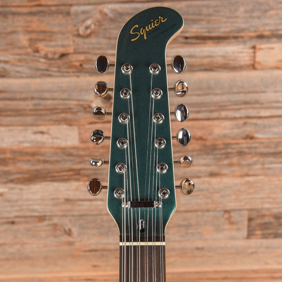 Squier Paranormal Jazzmaster XII Sherwood Green 2024 - View 6 | MusicMarket