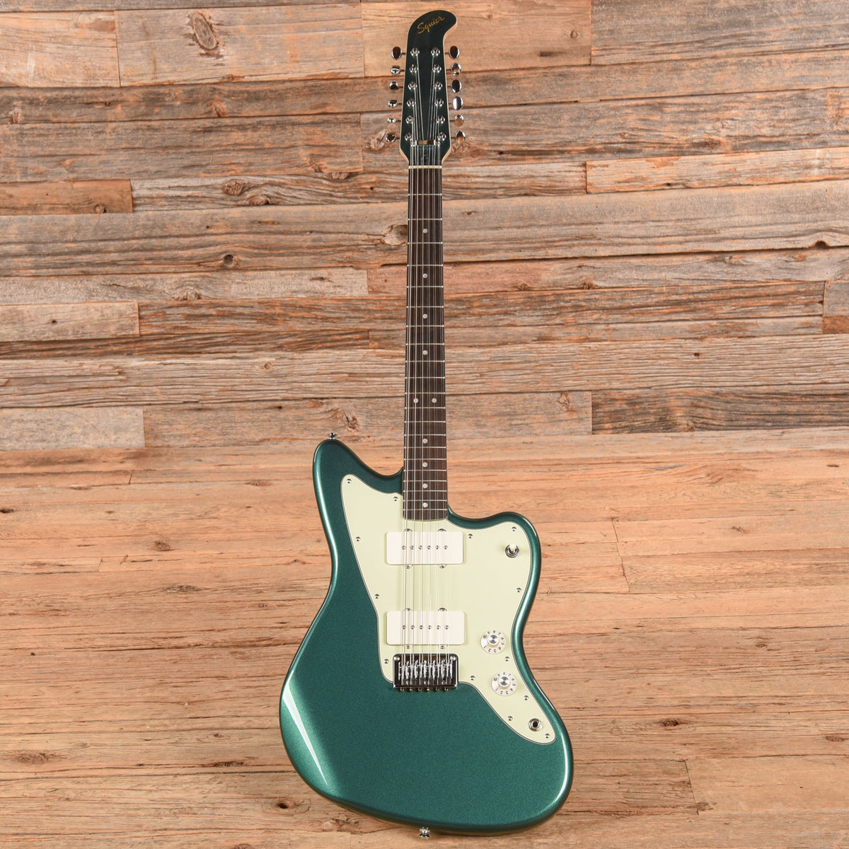 Squier Paranormal Jazzmaster XII Sherwood Green 2024 - View 4 | MusicMarket