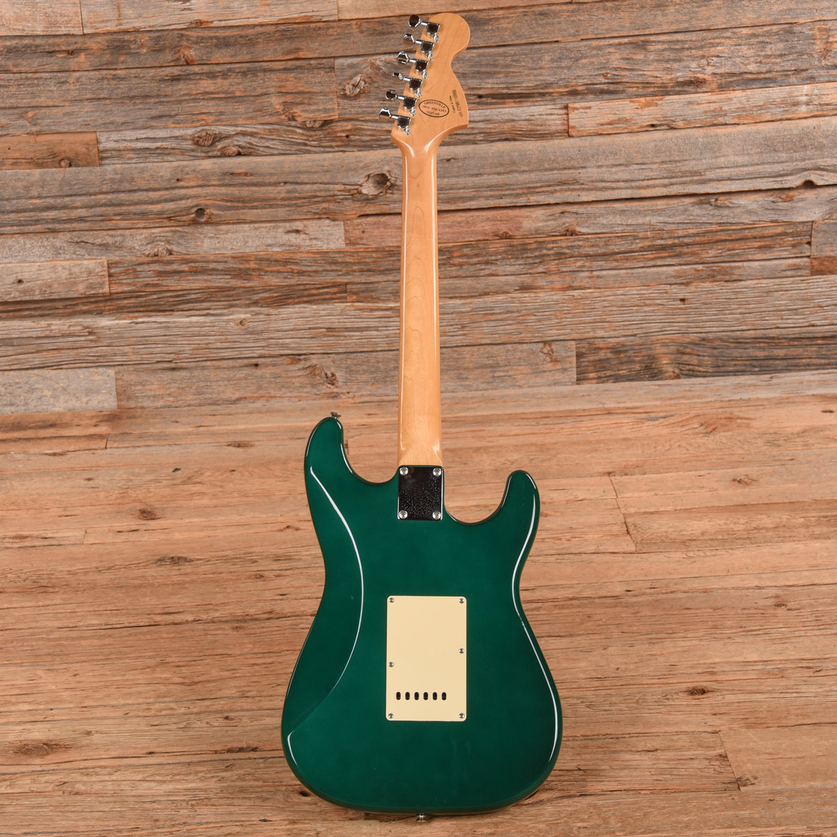 Squier Standard Stratocaster British Racing Green 1998 LEFTY - View 5 | MusicMarket