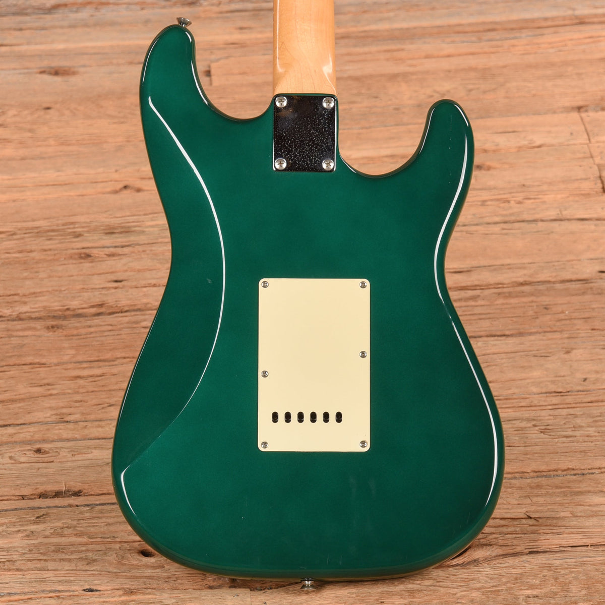 Squier Standard Stratocaster British Racing Green 1998 LEFTY - View 3 | MusicMarket