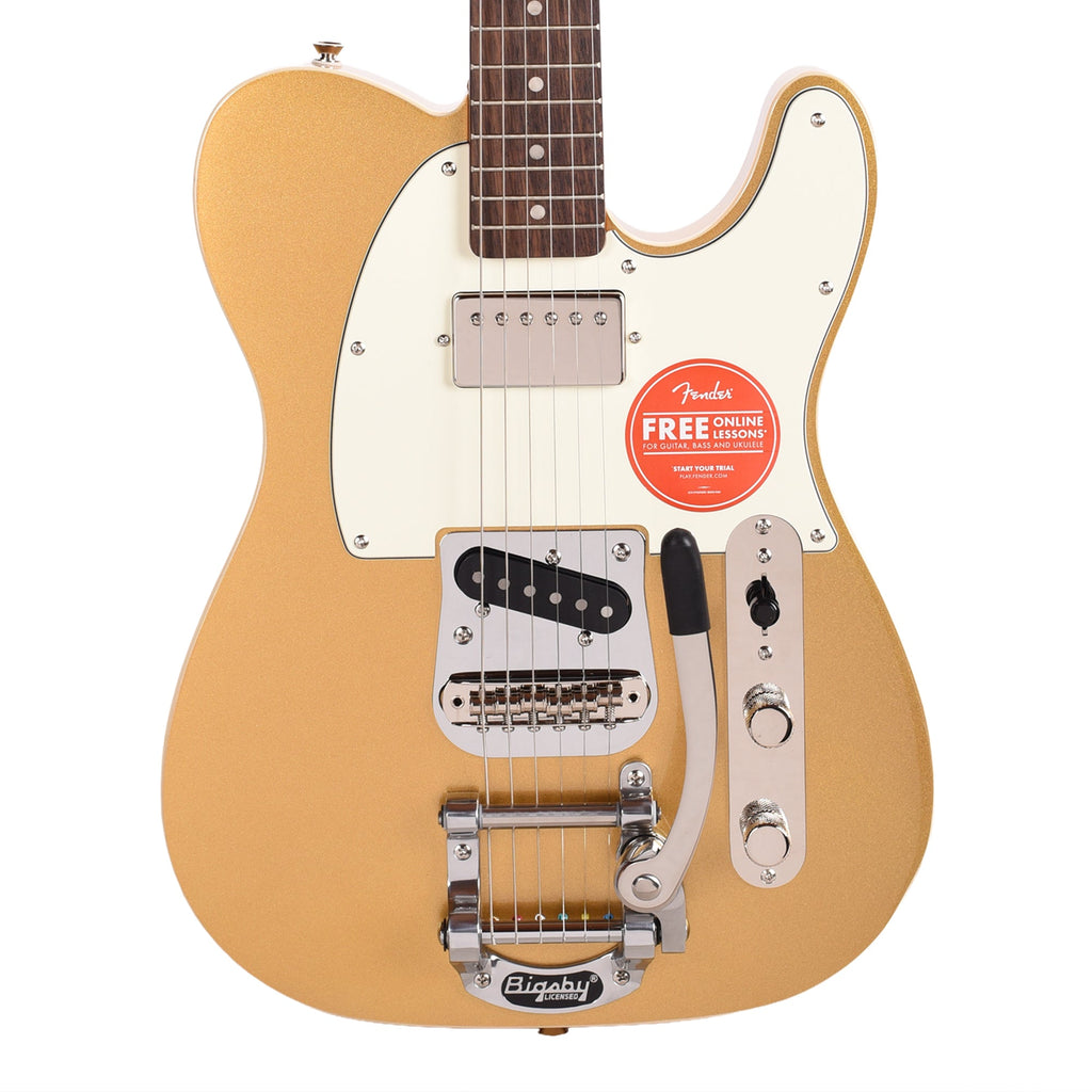 Squier Classic Vibe Custom Telecaster SH Aztec Gold w/Bigsby - View 2 | MusicMarket