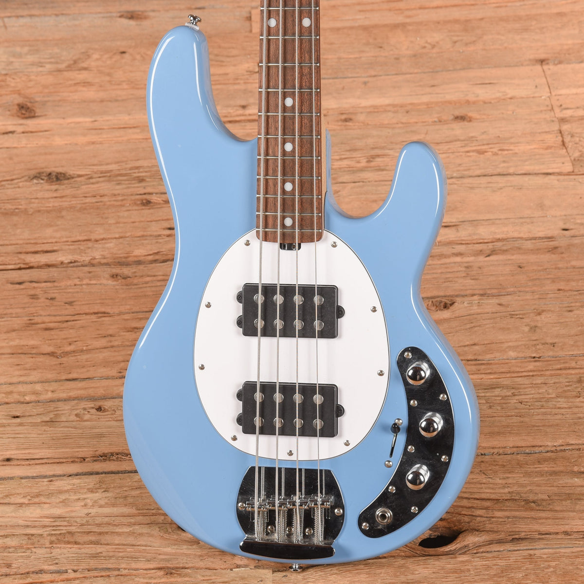 Sterling by Music Man SUB Series StingRay HH Chopper Blue - View 2 | MusicMarket
