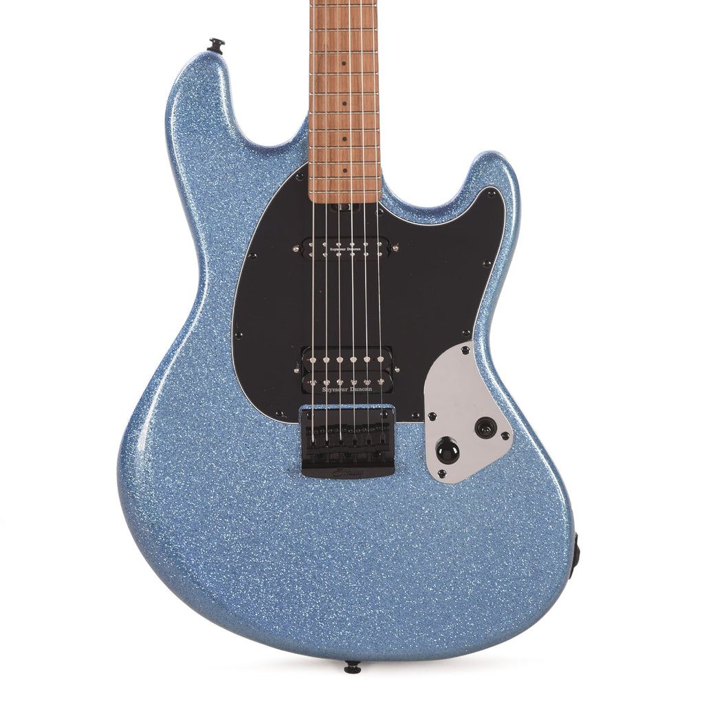 Sterling by Music Man Fluff Artist Series StingRay Guitar Amana Boat Blue - View 2 | MusicMarket