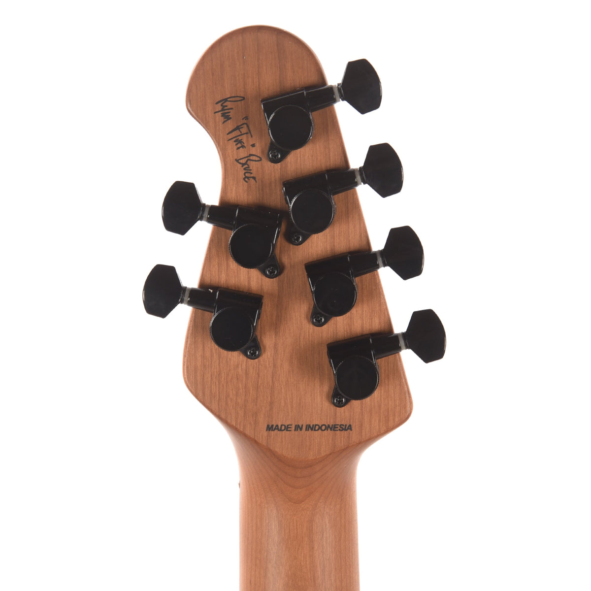 Sterling by Music Man Fluff Artist Series StingRay Guitar Amana Boat Blue - View 7 | MusicMarket