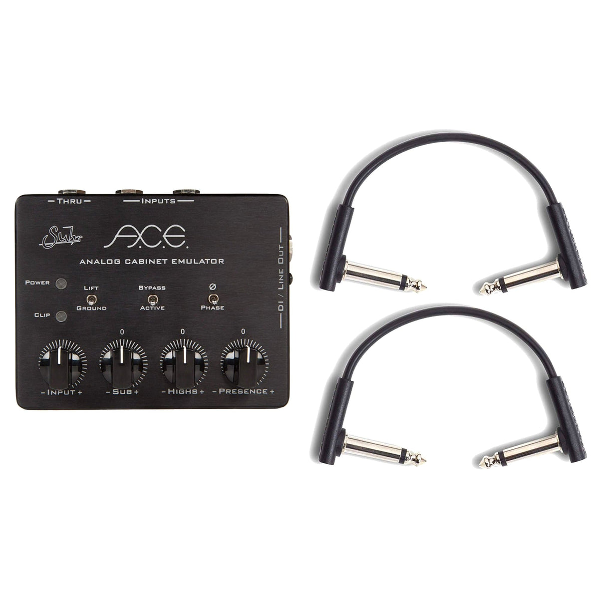 Suhr A.C.E Analog Cabinet Emulator w/RockBoard Flat Patch Cables Bundle - MusicMarket