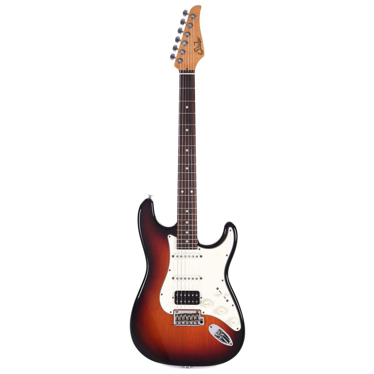 Suhr Classic S Antique HSS 3-Tone Sunburst SSCII - View 4 | MusicMarket