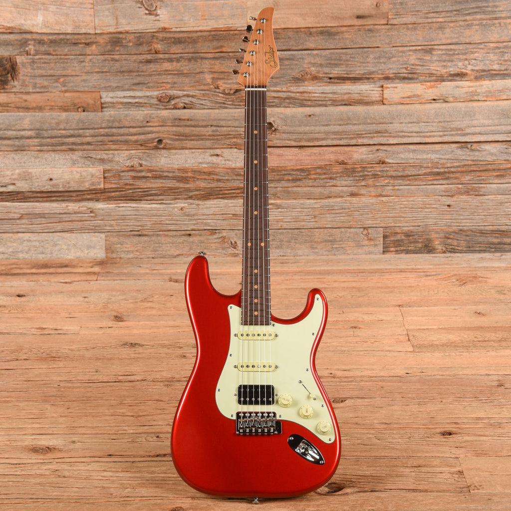 Suhr Classic S HSS Candy Apple Red Antique - View 4 | MusicMarket