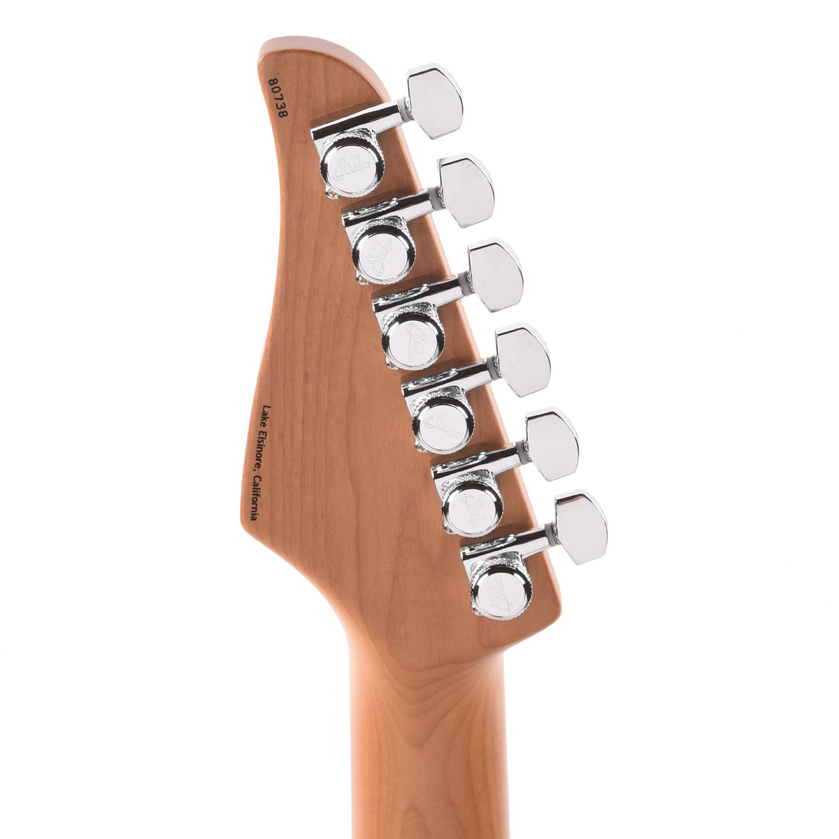 Suhr Custom Classic S Swamp Ash SSS Trans Blonde w/Roasted Maple Neck - View 7 | MusicMarket