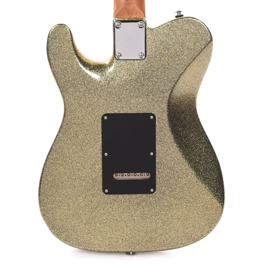 Suhr Custom Classic T Paulownia HH Gold Sparkle w/Roasted Neck & Rosewood Fingerboard - View 3 | MusicMarket