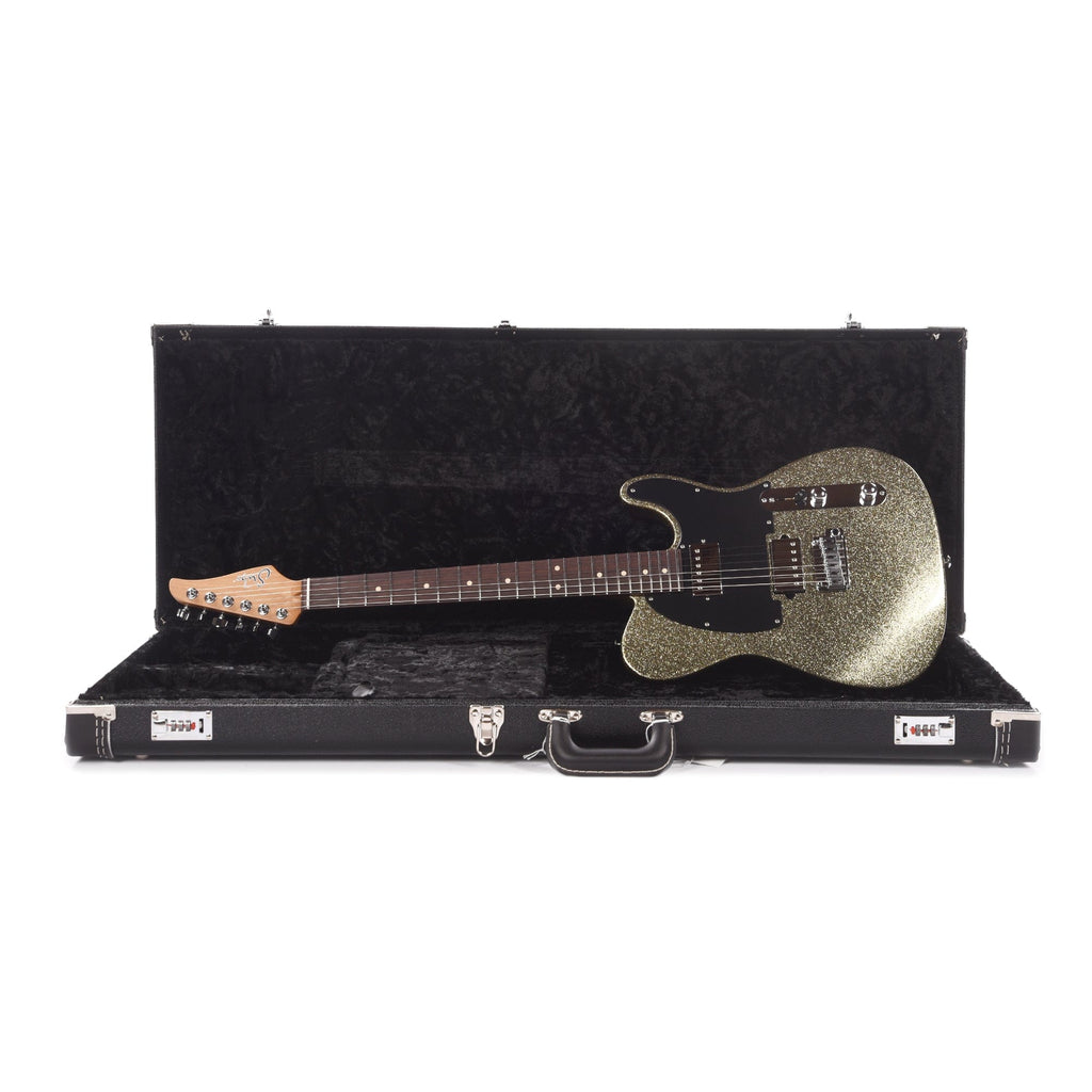Suhr Custom Classic T Paulownia HH Gold Sparkle w/Roasted Neck & Rosewood Fingerboard - View 9 | MusicMarket