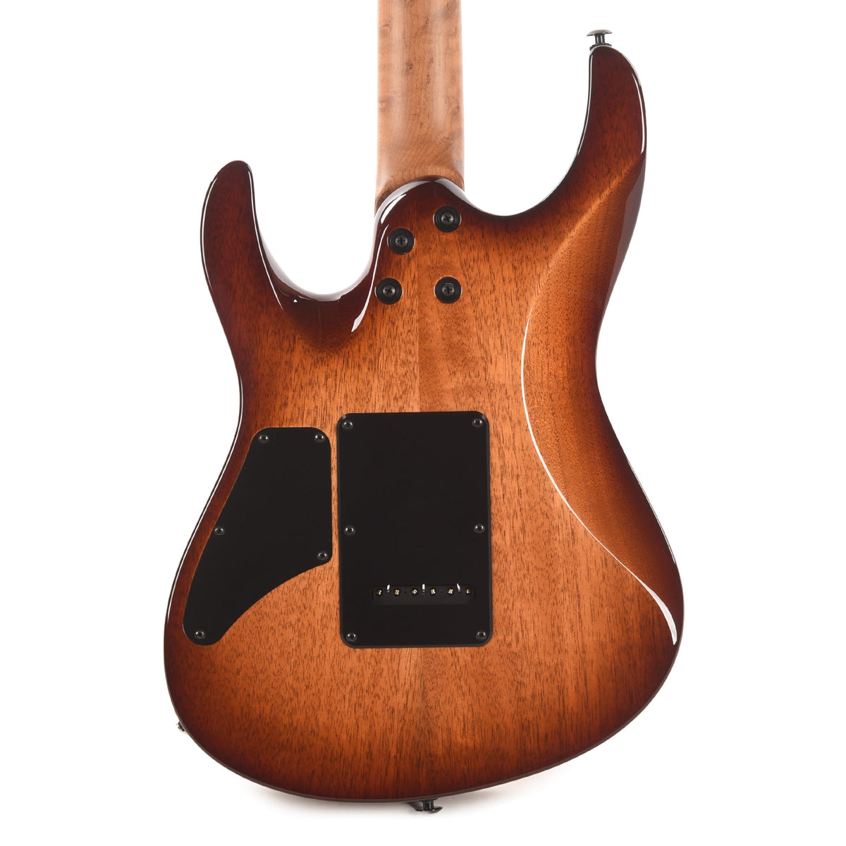 Suhr Custom Modern Brown Burst w/CME-Selected Spalt Maple Top - View 4 | MusicMarket