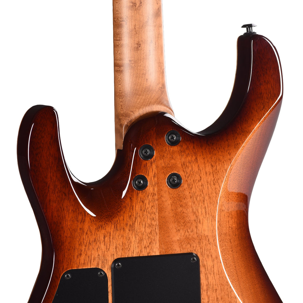 Suhr Custom Modern Brown Burst w/CME-Selected Spalt Maple Top - View 14 | MusicMarket