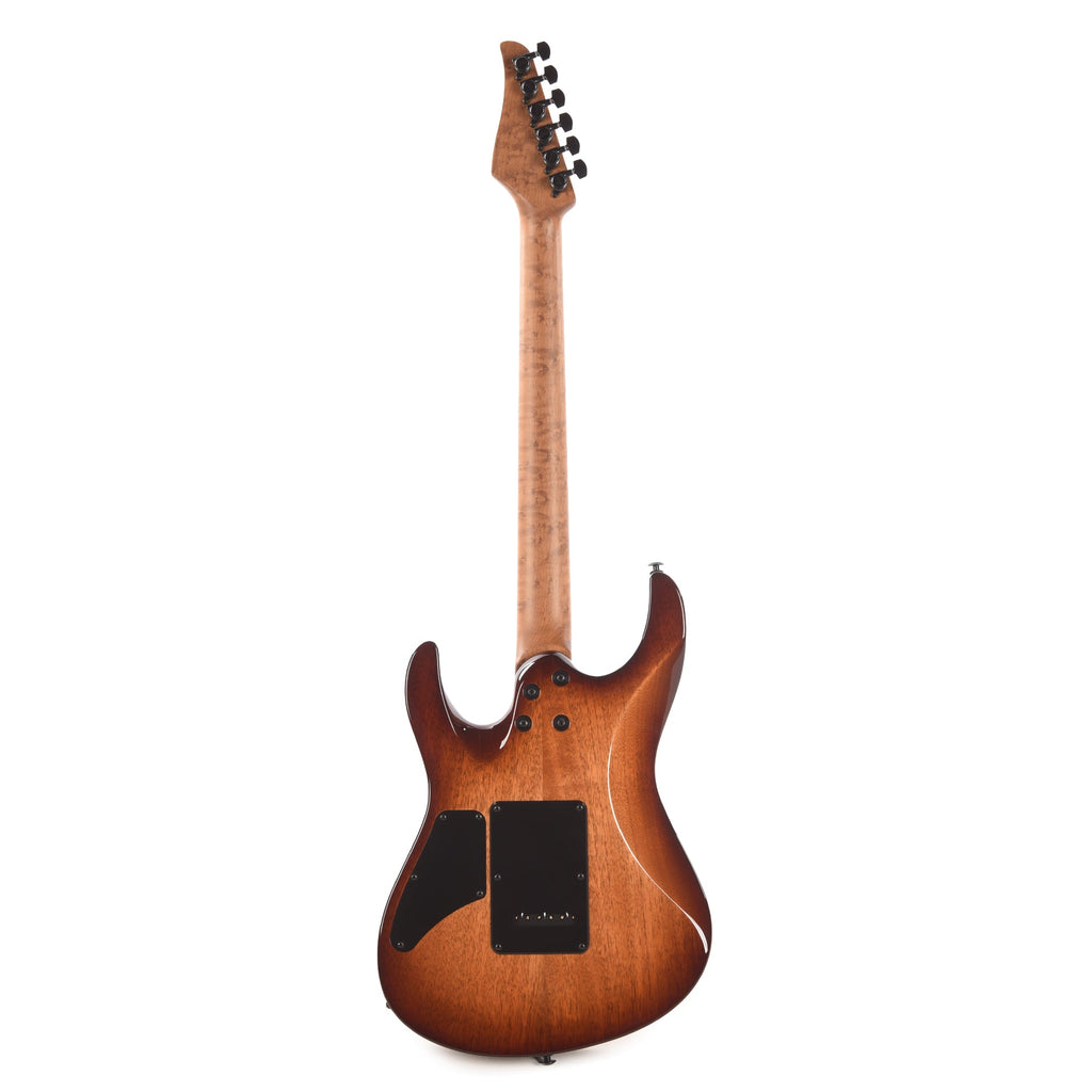 Suhr Custom Modern Brown Burst w/CME-Selected Spalt Maple Top - View 6 | MusicMarket
