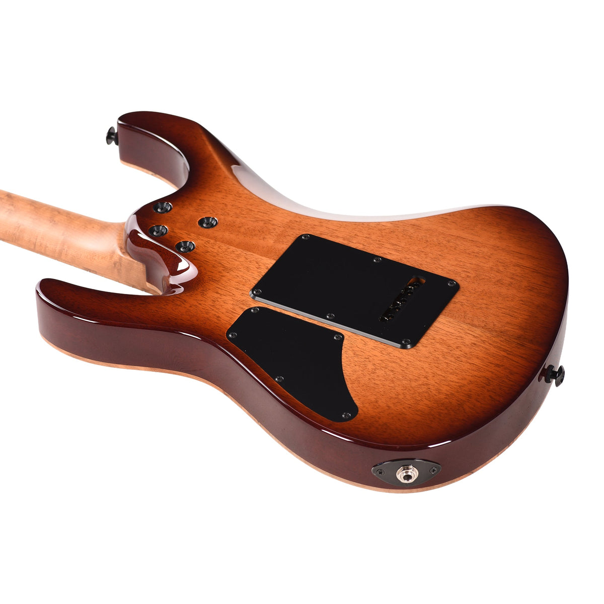 Suhr Custom Modern Brown Burst w/CME-Selected Spalt Maple Top - View 11 | MusicMarket