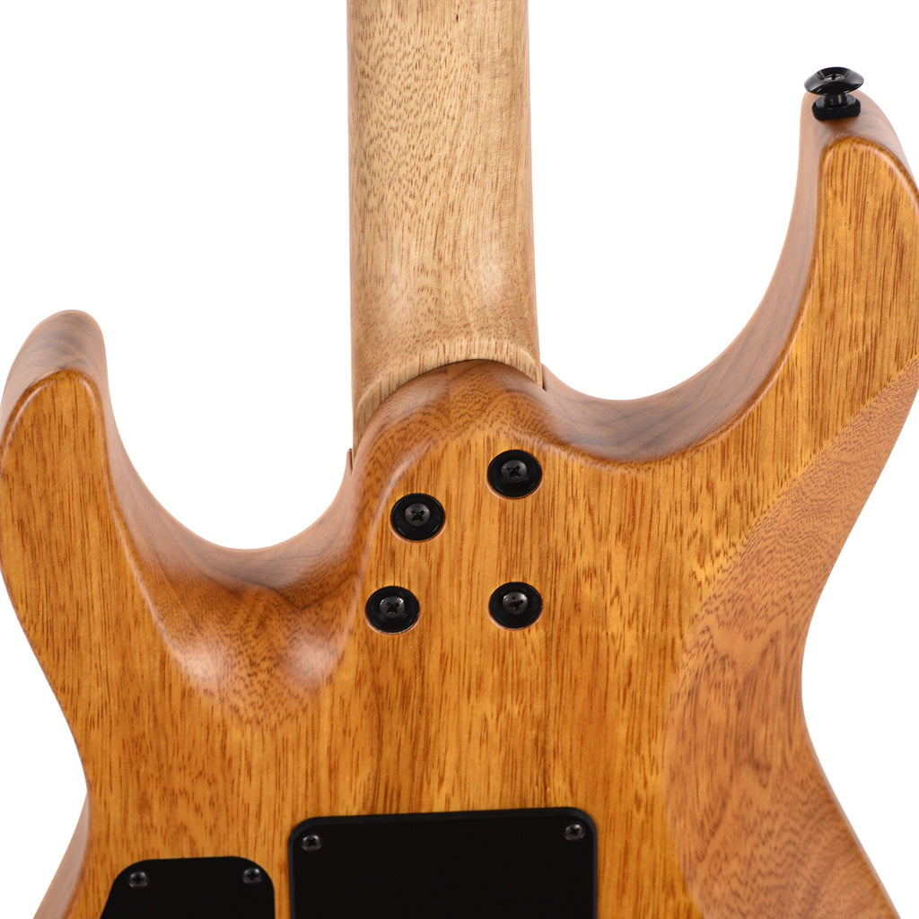 Suhr Custom Modern Faded Trans Green Burst w/CME-Selected Quilt Maple Top - View 12 | MusicMarket